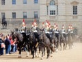 Horse Guards Parade, Changing The Queen`s Life Guard, London, Royalty Free Stock Photo