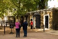 Horse Guards and Tourists Royalty Free Stock Photo