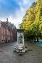 Horse Head Drinking Fountain in Bruges Royalty Free Stock Photo