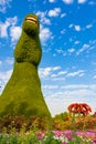 Horse head at Dubai Miracle Garden Dubai UAE