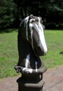 Horse Head HItching Post Royalty Free Stock Photo