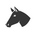 Horse Head Icon Logo. Vector Royalty Free Stock Photo