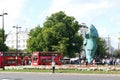 Horse Head Sculpture London England Royalty Free Stock Photo