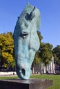 Horse Head Sculpture at Marble Arch in London