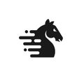 Horse head trend logo design