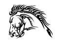 Horse head vector illustration