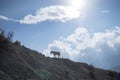 Horse in the Himalaya mountains, Annapuna region, Nepal Royalty Free Stock Photo