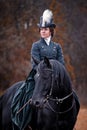 Horse-hunting with ladies in riding habit