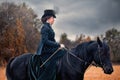 Horse-hunting with ladies in riding habit