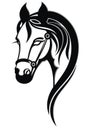 Horse Icon on white