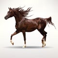 Horse isolated on a white background