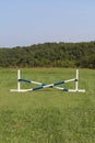 Horse Jump Cross Bar Equestrian Royalty Free Stock Photo