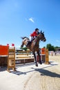 Horse jumping