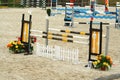 Horse jumping obstacle