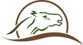 Horse logo concept Royalty Free Stock Photo