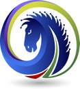 Horse logo Royalty Free Stock Photo