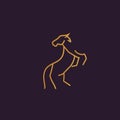 Horse Logo with modern concept. Icon horse illustration