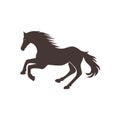 Horse Logo of silhouette clipart