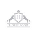 Horse Logo Template Royalty Free Stock Photo