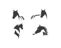 Horse Logo Template Vector illustration Royalty Free Stock Photo