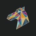 Horse logo vector icon design Royalty Free Stock Photo