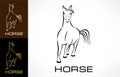 Horse logo vector Royalty Free Stock Photo