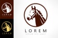 Horse logo vector Royalty Free Stock Photo