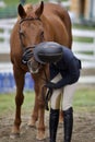 Horse Love in the Showmanship Ring Royalty Free Stock Photo