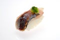 Horse mackerel sushi Royalty Free Stock Photo