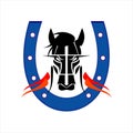 Horse mascot Royalty Free Stock Photo