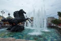 Horse monument. Alexander Garden near Kremlin