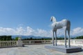 Horse monument in the Gardens of the Palace of Venaria,Turin, I