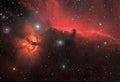 Horse Nebula and Flame Nebula Royalty Free Stock Photo