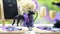 Horse racing Racing Day Luncheon table setting Royalty Free Stock Photo