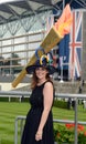 Horse Racing,Ladies day at Ascot Royalty Free Stock Photo