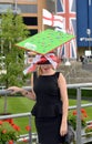 Horse Racing,Ladies day at Ascot Royalty Free Stock Photo