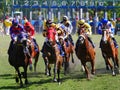 Horse racing in Mauritius, Maiden Cup 1 September 2019 Royalty Free Stock Photo