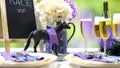 Horse racing Racing Day Luncheon table setting Royalty Free Stock Photo