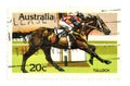 Horse racing stamp