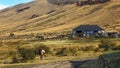 Horse ranch on south Patagonia Royalty Free Stock Photo