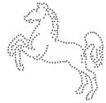 Horse Rhinestone colt stallion mare emblem