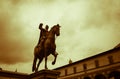 Horse and rider statue florence