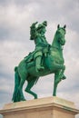 Horse and rider statue paris