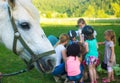 Horse riding school Royalty Free Stock Photo