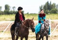 Horse Riding at Song Kul Lake in Kyrgyzstan