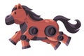 Horse robot animal robotic creature machine futuristic cyborg illustration graphic