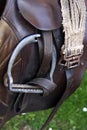Horse saddle Royalty Free Stock Photo