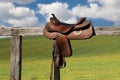 Horse saddle Royalty Free Stock Photo