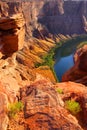 Horse shoe bend Royalty Free Stock Photo