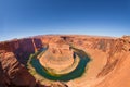 Horse shoe canyon Colorado river Royalty Free Stock Photo